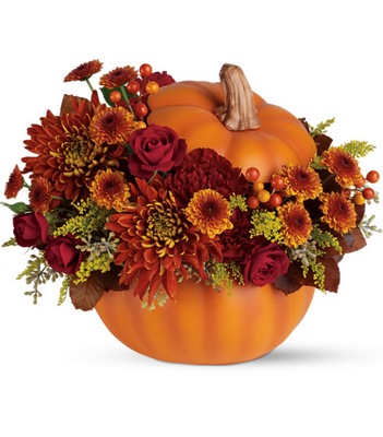 Prize Pumpkin Bouquet from Bakanas Florist & Gifts, flower shop in Marlton, NJ